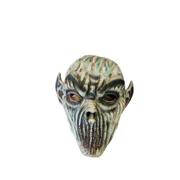 Scary Halloween Mask Terror Ghost Devil Mask Dance Party Scary Biochemical Alien - Picture 1 of 5